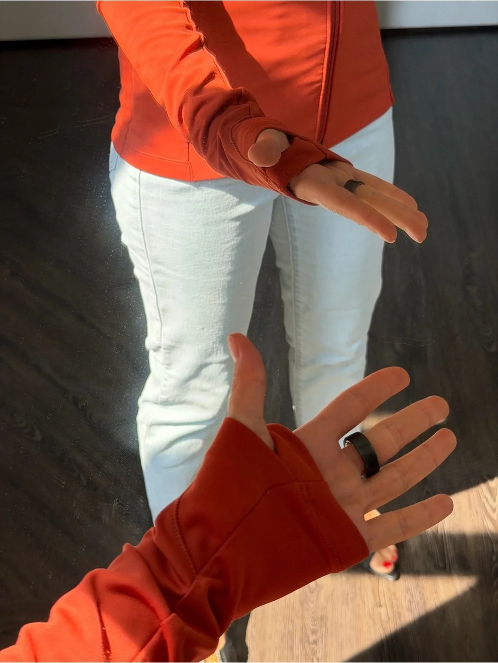 Figs Zip-Front Technical Jacket in Rust - Picture 5 of 6